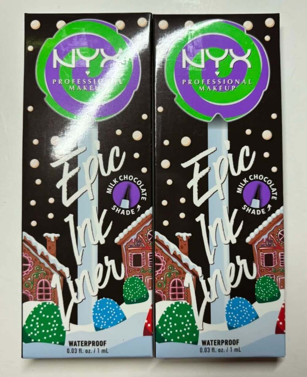 NYX Epic Ink Eyeliner Milk Chocolate H25EIL02 Waterproof Liner Lot of 2
